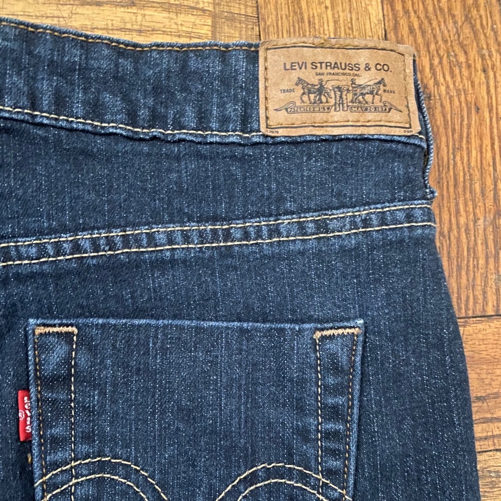 LEVI'S A-LINE Frm MEXICO CLASSIC JEANS Skirt 6 LUX - Picture 5 of 8